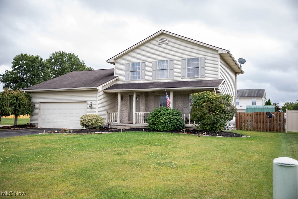 Attractive two story home located on a spacious lot. Features a large eat-in kitchen/dinette, family room with fireplace, fenced backyard including back deck and shed. Austintown or Mineral Ridge schools with bus transportation. Basement is 12 course high perfect for potential recreation room.