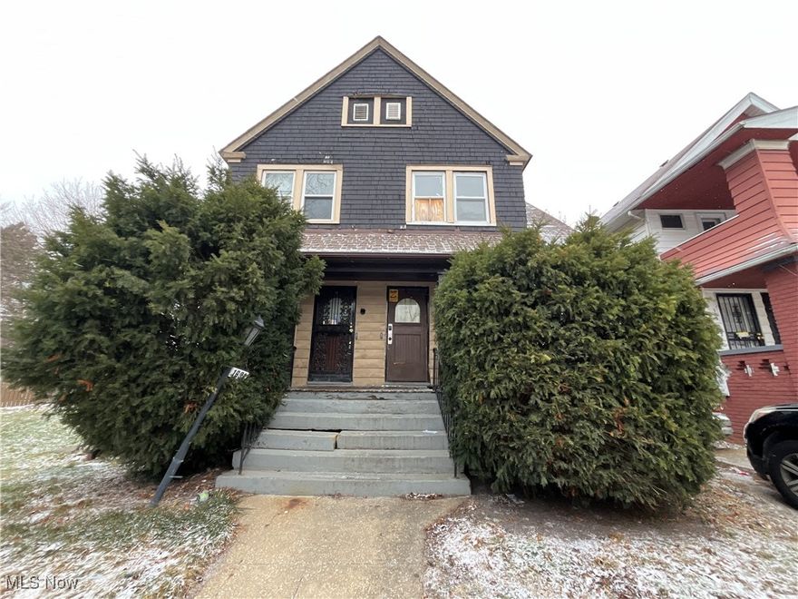 Welcome to 1629–1631 Elberon Ave, Cleveland, OH 44112. This vacant, two-story, side-by-side duplex offers a strong investment opportunity with significant potential. The property features a total of four bedrooms and two bathrooms, with each unit having its own private basement. Both units are vacant, providing flexibility for renovation or leasing. Conveniently located near local amenities, shopping, dining, and area attractions. Property is being sold as-is.