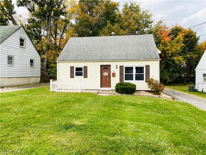 Super rare, 4 bed, 2 FULL bathrooms, "extended" cape cod that has a huge addition on the second floor which gives you so many extra rooms & possibilities for that growing family! If you need one floor living you'll love the 2 first floor bedrooms w/a full updated bath & your additional 2 bedrooms upstairs including a 2nd full bathroom for those grandkids & their sleepovers! You’re gonna love the oversized hallway which has enough room for a computer desk or a small office room or use it for more storage! Mom‘s going to love her cozy kitchen that has updated cabinets, nice countertops, faucets, pulls, w/a fridge & stove!  There's a fresh coat of paint throughout this entire home & your carpets have been professionally cleaned! You’ll love having your morning coffee‘s on your freshly painted back deck overlooking fresh landscaping & new river rock! Your yard is partially fenced but could be completely fenced in very easily! Dad‘s going to love his oversized two car garage that can fit th