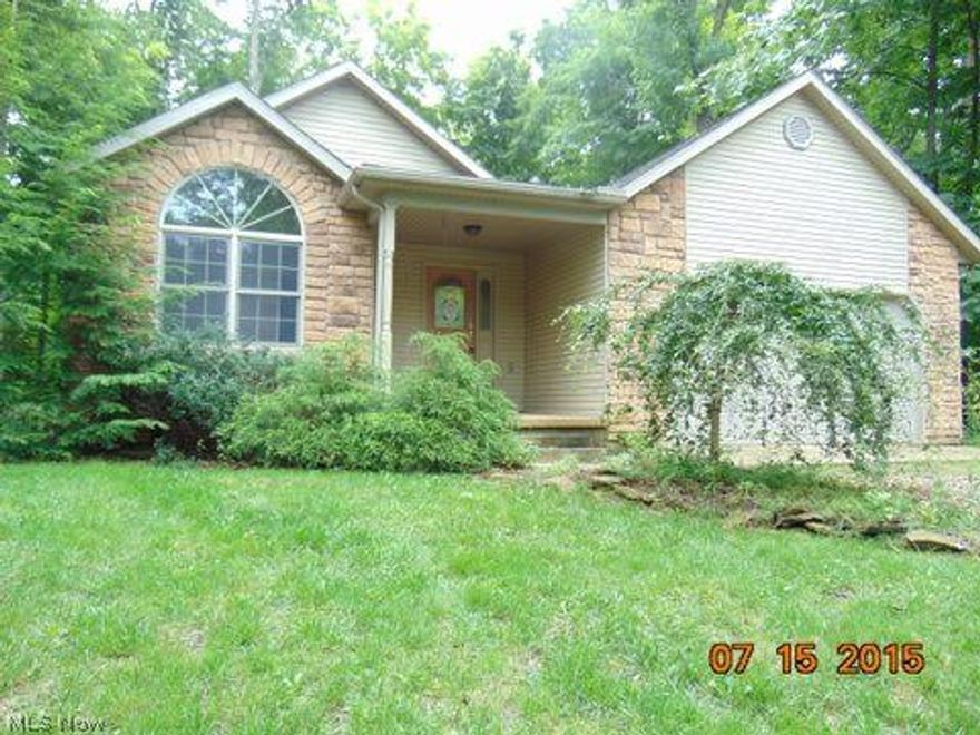 Lovely 3 bedroom 2 and 1/2 bath ranch in Apple Valley.  Beautiful vaulted living room with fireplace. 2 car attached garage and extra high block partially finished basement. New carpet and paint throughout along with new dishwasher and electric range. Lovely large wooded lot.