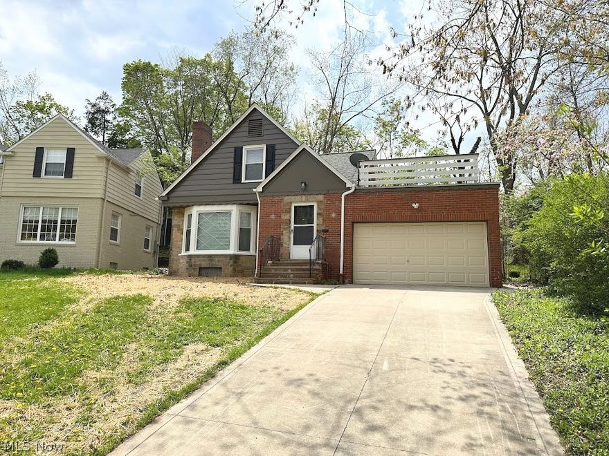 Beautiful single-family home located at 3504 Meadowbrook Blvd., Cleveland Heights. This charming 1,515 sq. ft. house features 3 bedrooms, including a spacious master bedroom on the first floor, and 2 full baths. Stay cool in the summer with a AC unit. The property also boasts a 2-car garage for your convenience. Don't miss this opportunity to own a lovely home .