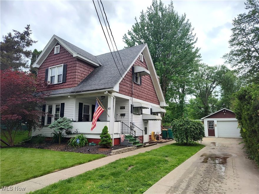 Welcome to home sweet home! Making this 3-bedroom Geneva colonial your new home will be a piece of cake!! From the moment you approach the inviting front porch, adorned with patriotic charm, you will sense the love and legacy baked into every corner of this delightful home. Step inside to discover a welcoming living space, thoughtfully designed for comfort and connection. The sunlit living room is perfect for relaxing evenings or entertaining guests, framed by crisp white trim and cozy décor that speaks to timeless Americana. The open flow guides you into a cheerful kitchen, where all the appliances which are just a couple years old stay and you can enjoy the breakfast nook/pantry/ storage or whatever you desire that leads to a covered deck on the rear of the home. Three bedrooms and a recently updated bathroom greet you as you head upstairs. The basement features a laundry room, workbench, and storage room. Outside, the concrete driveway leads to an oversized one-car garage with concrete patio on the side. The backyard is fenced in on one side and the rear with privacy bushes on the other side for a secluded feel while still being close to all the amenities Geneva has to offer. Updates include basement waterproofed w/ new footer drains in 2006, new roof in 2012, new hot water tank in 2017, electrical updates in 2021, new flooring in 2022, fresh paint in 2023, new carpet, bathroom, furnace, and whole house humidifier in 2025. Whether you are seeking your forever home or the perfect setting for your next chapter, this house is ready to welcome you with open arms so schedule your personal tour today!