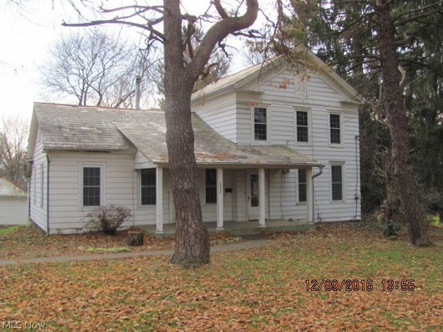 This historic 1832 Farmhouse has 3 bedrooms, 2 full baths, a large storage shed, a pond, and a 2nd story deck off of the master bedroom.  Park like 3.11 acres. Needs some work but priced accordingly.