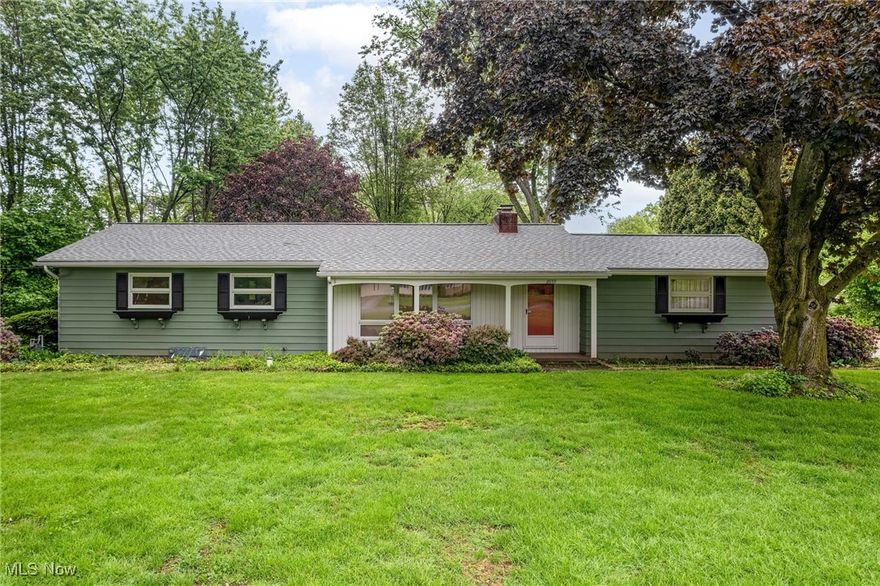 Welcome to 2659 LaForce Dr, Akron - 3 bedroom 2 full bath RANCH on a beautiful, mature treed lot of just shy of an acre located a stones throw from Firestone Country Club!  Living room and basement offer wood burning fireplaces.  Wood floors in living room, dining, hall and bedrooms.  Master bedroom includes private bath. Enclosed porch provides a view of lovely and private back yard. This well-maintained ranch offers 2023 UPDATES of dishwasher, microwave, Roof on house and shed,  gutters, Furnace, C/A, garage doors, water softener and Hot Water Tank.  New carpet in enclosed porch and finished basement 2025. Home has been freshly painted and new updated lighting fixtures throughout and new faucet on wash tub.  Public sewer system.  Washer and dryer convey.  Don't miss out on the opportunity to own this delightful home located at 2659 LaForce Dr, Akron!!