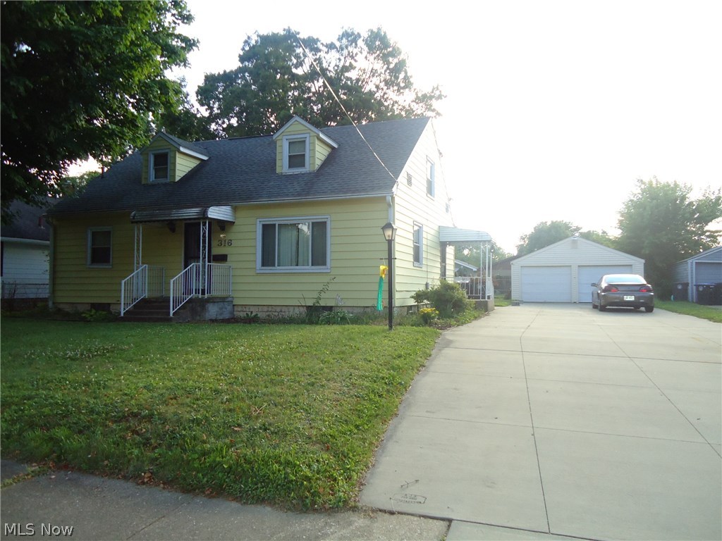 To settle estate. Spacious 4 Br/2 bath cape on double lot. Hardwood flooring, updated electrical service & furnace (2011). Concrete drive, big 2 car garage, fenced yard, sunroom, 1st floor laundry, central air conditioning & more. Call today for your private showing!