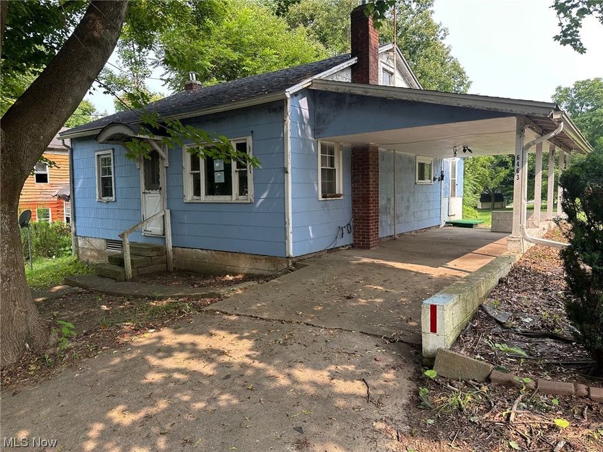 Two Bedroom, One Bath Home.