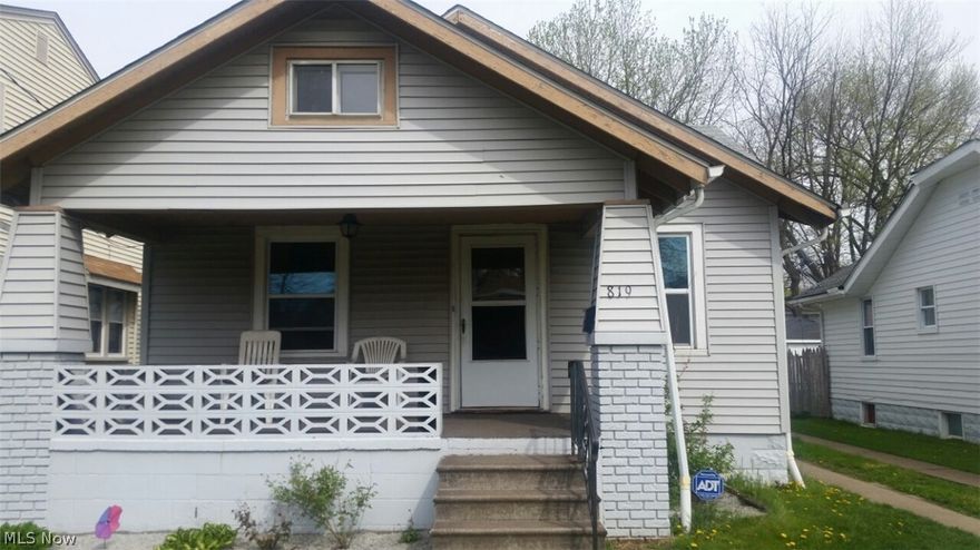 Handyman Special with GREAT POTENTIAL!  Priced to sell! This two bedroom, one bathroom Bungalow is ideal for an investor.  A Great Portfolio Builder.  Property being  Sold As Is.  Schedule your private showing NOW!