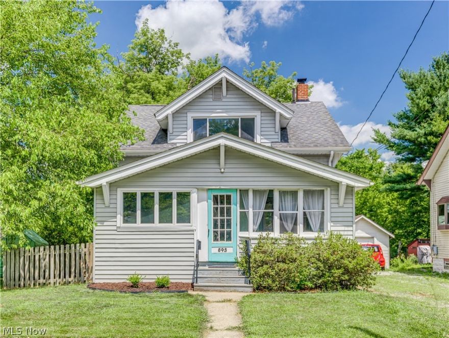 Adorable home just north of downtown Kent. First floor holds the living area, dining room, a bedroom with an en-suite half bath, an enclosed front porch, and a mudroom off the kitchen with an entrance from the back deck. The second floor holds the full bath along with two well-sized bedrooms with plenty of closet space. The exterior has a deck, a one-car garage and a fenced backyard. Call today for your private showing