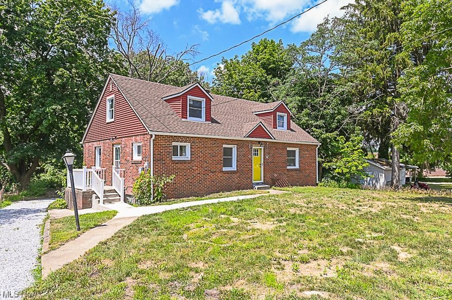 Looking for land space and a great house? This is it! The 3 bedroom 2 full bath cape cod has been updated throughout and sits on nearly 2 acres of land!
The home boasts a brand new kitchen, 2 new full bathrooms, and new flooring throughout. The electrical and light fixtures have been updated. The AC and furnace are newer as well. All walls have been freshly painted and new gravel has been installed for the driveway. The unfinished basement is SUPER spacious! So many updates in this home. Check it out today!