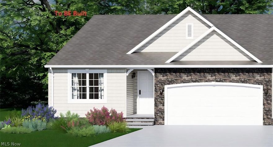 To Be Built. New Ranch Condominium. Convenient one-story living features vaulted ceilings and a master suite with a large walk-in closet. A bright, open floorplan that is perfect for everyday living and entertaining. Full basement with daylight windows. Mentor Schools.