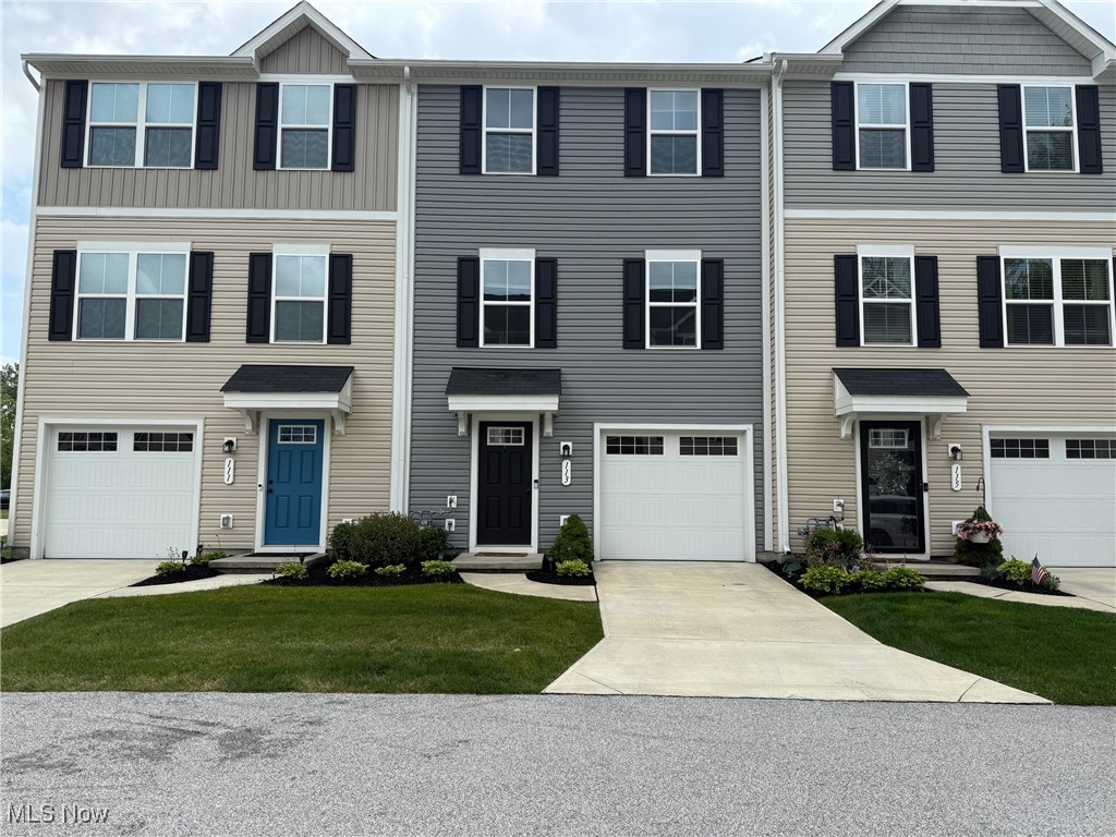 Riverwood Village....Welcome to this newer 3 Bedroom & 2 Full Bath Modern Townhouse! Only 4-years young, this unit offers almost 1600 sqft of living space. Step up from the Foyer entrance into the Spacious Living Room open to Kitchen with stainless steel appliances, LVT flooring and Dining Area. 3rd level includes all 3 Bedrooms, 2 Full Baths & laundry area, washer & dryer stay. The Master Bedroom includes a large walk-in closet & private full bath. Main level includes exercise area with access to the 1+car attached garage. Enjoy easy living for busy professionals/commuters! Great location....close to freeways & just minutes to shopping, restaurants, Lake Erie & more! Riverside Schools.