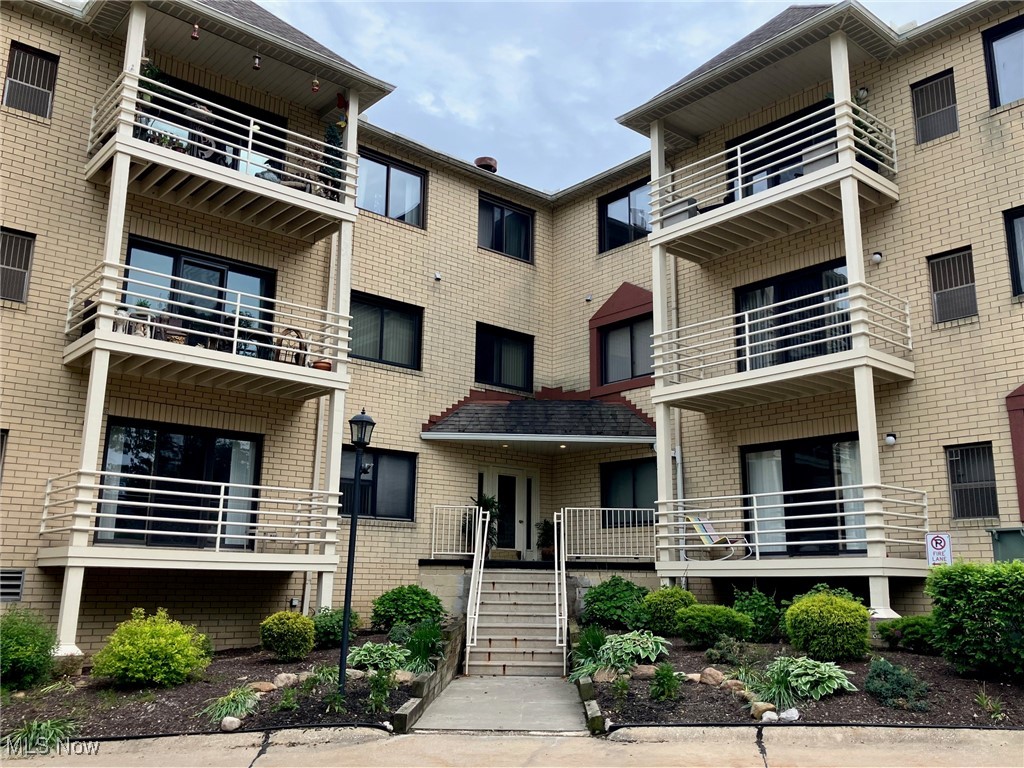 This two bedroom, two full bathroom condominium is in a great location close to the Fairview Hospital, Kamm’s Corner, Hopkins Airport, Westgate Mall, the Fairview Rec Center, numerous restaurants, and is also right across the street from the Metro Parks. It offers an inviting, open-concept floor plan. The kitchen has a breakfast bar, stainless steel appliances, and plenty of cabinet space. The laundry room is located right off of the kitchen. The dining room is open to the living room and has plenty of space for entertaining. The large living room separates the primary bedroom with en-suite and sizable walk-in closet from the second bedroom that has its own bathroom nearby. Outside, you’ll enjoy the balcony and a very large, shared green space around back. It includes an assigned parking spot with storage space and cabinets in the heated garage. Recent updates include new balcony paint and composite flooring (‘24), refrigerator (‘23), LED lighting and all faucets (‘22), carpeting (’17), furnace (‘14), and hot water tank (’13). This condo is smoke-free and pet-free. It has been very well maintained and is move-in ready.