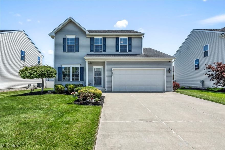 Welcome to this spacious and move-in ready Colonial located in the Heisley Park community in the Riverside School District, with a professionally finished basement, morning room and a deck with retractable awning. This home features an open floor plan, 3 bedrooms, plus a loft area that can be converted into a 4th bedroom if needed, 3.5 baths, and over 2,542 living sq ft including the finished basement with a full bath. An eat-in kitchen includes upgraded cabinetry, all stainless steel appliances, a center island, pantry and access to a deck.  A family room features a fireplace, there is an additional living room that could also be used as a dining room or den, 1st-floor laundry room, and attached 2-car garage rounds out the main level. The upgraded owners' suite features a walk-in closet and en-suite bath with double vanity, soaking tub, and separate walk-in shower. In addition to many builder upgrades the owners have also completed many recent updates, including: Installed deck and retractable awning, added a refrigerator and washer/dryer, installed ceiling fans and custom blind throughout, added a window in the half bath, replaced sump pump motor and more... INCLUDED are ALL kitchen appliances, washer/dryer, retractable awning, security system, and all window treatments. Conveniently located near OH-2, OH-44, parks, golf courses, shopping, restaurants, and many other local attractions. This home is a must see...