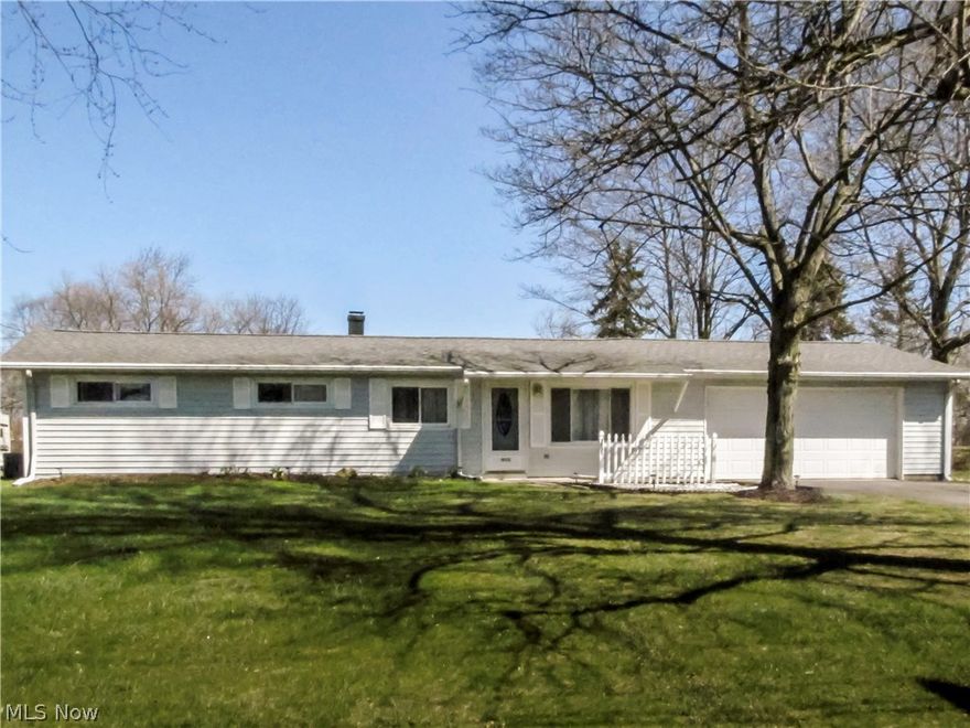 This (4) bedroom (2) bathroom home has been meticulously maintained by only it's second owner of 40+ years! Ranch style one-level living on a half-acre lot. Kitchen and bathrooms are nicely updated. Living room with vaulted ceilings. Walk-out from the kitchen to the 11x33 foot covered patio overlooking the backyard with storage shed. Asphalt drive with (2.5) car attached garage offering plenty of space. Major system have been updated and move-in ready with; Furnace and A/C 2014, hot water heater 2012', roof 2008' and main sewer line flushed and cleaned 2017. Clean, well-cared for and ready for a new owner! Schedule you showing today!