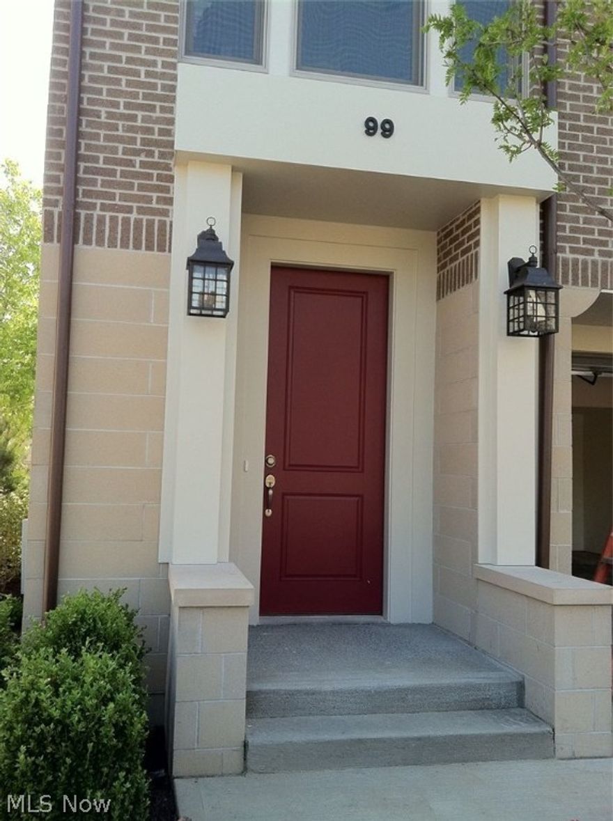 Crocker Park. The place to be! A park like complex of retail shops, restaurants and homes located 20 minutes west of Cleveland. Crocker Park has something for everyone. Our luxury end/comer unit is elegant with sleek multistory living. This unit includes dark wood cabinetry, granite counter tops, stainless steel appliances, washer and dryer and a roof top patio. 2 full baths on the 3rd level and half bath on the 2nd level. The convenience of a 2 car attached garage make the condo all the more enjoyable. This Vine street address is within walking steps to many activities and you will enjoy the best "backyard" in town. No pets or smokers! Crocker Park luxury homes and shopping center is the place to live, work, eat and play. Crocker Park is located right off of 1-90, west of Cleveland at the intersection of Crocker and Detroit Road, heading South down Crocker Road. Please call for a private showing.