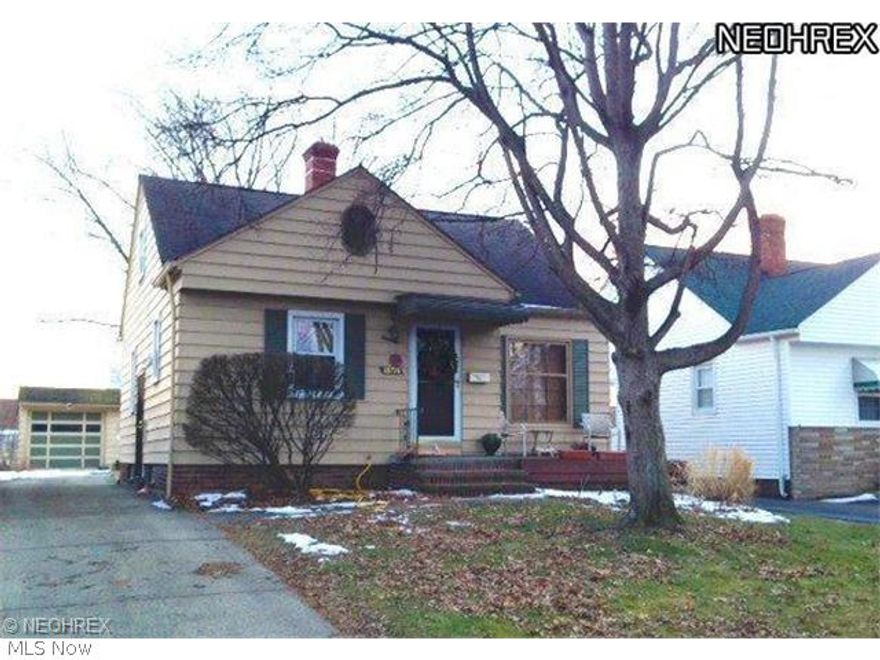 Charming 3-bd Bungalow, one bath, clean, freshly painted, beautiful hardwood floors throughout the house. LR floor was just refinished. Oak cabinets in kitchen. Move in condition. Finished basement with glass block windows. All appliances and window treatments stay. One car detached garage. Call Lister to set up appointment.