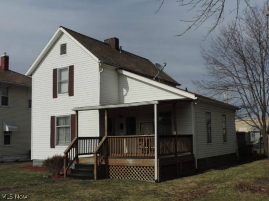 Nice family home. Updated kitchen with walk in pantry, natural oak trim, pocket doors with wood laminate flooring. First floor laundry, 13 x 22 play room in basement. 2 covered porches, 2 car garage (18 x 20). Alley bound lot with extra parking in rear of lot. Fenced yard with 8 x 10 storage shed. Driveway is shared. Utility averages, gas $110 and Dover utilities $120.