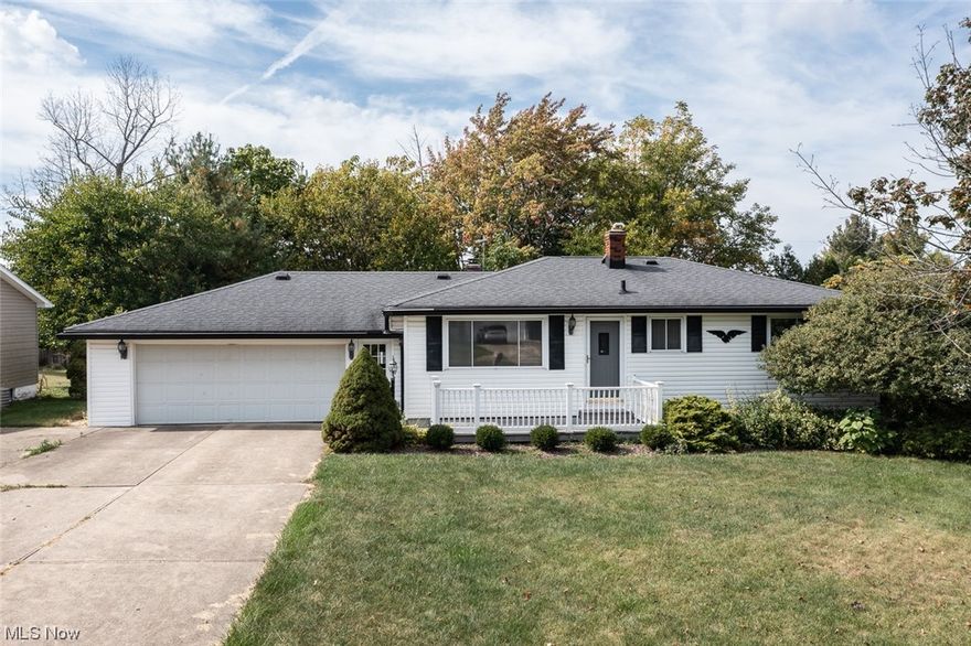 Welcome to this meticulously maintained ranch-style home that exudes classic charm and offers modern comforts. This well-preserved gem is a testament to quality craftsmanship and enduring style. As you step inside, you'll immediately notice the warmth and character of this home. Beautiful wood floors grace the three spacious bedrooms. These hardwood floors are in excellent condition, a testament to the meticulous care this home has received over the years. The heart of this home is the expansive family room, featuring a striking vaulted ceiling and a welcoming fireplace. The enclosed sunroom is a delightful retreat, providing an abundance of natural light and a tranquil space. The basement offers additional potential, whether you envision it as a recreation room, home office, or workshop. Its versatility allows for customization to suit your needs. This charming ranch is ideally located in a desirable neighborhood, offering easy access to schools, parks, shopping centers, and public transportation. **See Broker Remarks