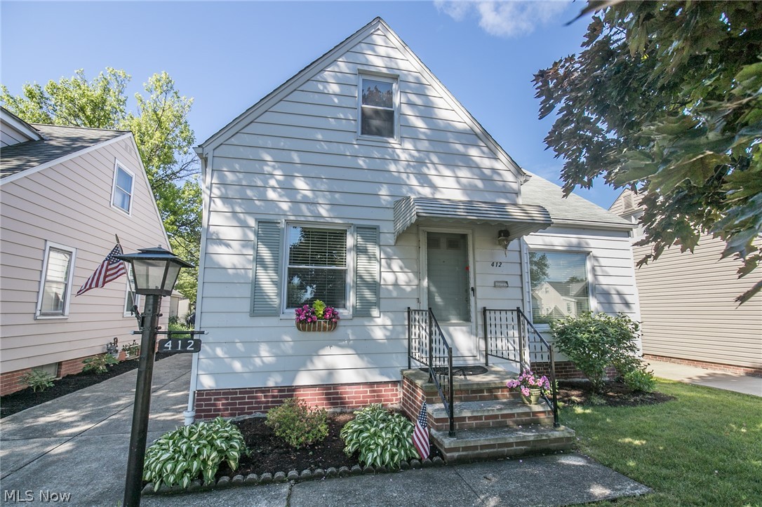 Lovely & Cozy Bungalow conveniently located in Willowick. Fall in love with this well cared for home that has had only one owner since 1950! Upon entering any buyer will appreciate how clean and well kept this home has been for over 70 years. The living room and dining room carpet is like new (original hard woods underneath), all the original baseboards/door casing has so much character and the solid wood doors throughout really highlight the craftsmanship one would expect for house of this era. A warm kitchen (all appliances stay), very clean full bath with a tub and two comfortable sized bedrooms round off the first floor. The basement is great for entertaining; a partially finished rec room with loads of space for storage, washer/dryer and a even a bathroom with a shower stall all work to create a space that any new owner will enjoy. The second floor (estimated 320 Sq Ft) has tons of potential for the next owner to finish off and create your own master suite. The exterior has also b