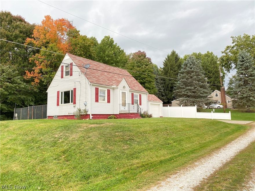 Welcome to this charming, updated bungalow at the end of a private road.  This home has 2 nicely sized bedrooms and 1 completely renovated bathroom.  There is 1 bedroom on the main level and 1 bedroom on the second level.  The kitchen has ample space and boasts beautiful, antique white cabinetry.  The home is situated on over a half an acre lot, with a portion being fenced in.  This home is ready for your to bring your belongings and move in!  Stop looking and call to schedule a showing today!