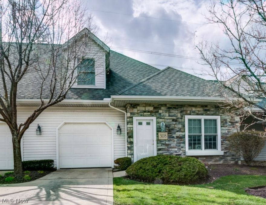 Fantastic Condo Freshly painted & decorated thru-out! 2 bdrm, 2.5 bath approximately 1,745 square feet, vinyl and stone facade with an attached garage. Boasts a two-story great room, with open loft, 1st floor master suite, 1st floor laundry, a large kitchen with a breakfast bar, maple cabinets, ceramic tile and all appliances.  Kitchen opens to the dining room. Private patio, New over head garage door.  Geothermal heat & central air. Home Warranty. Convenient location. A must see...