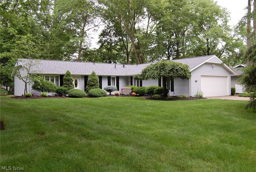 It’s your Lucky Day! This Classic 3 Bedroom 2 Bath Ranch in sought after Mills Creek is awaiting your special touches. The Open Floor Plan includes the Large Living Room with beautiful Gas Fireplace, the Formal Dining Room with a slider out to the light filled Sun-room and the Expansive Kitchen with Center Island, abundant cabinet and counter space, All Appliances Stay. The tranquil Main Bedroom boasts an En suite Bath with Walk-in shower and Walk-in closet. The generously sized Patio and nicely Landscaped Yard, with Irrigation System, can be accessed from the Sun-room and the Main bedroom.  The Office/Family/Bonus room is a great flex space. Upgrades include: washing machine 2020, stove, 2021, microwave 2021, new roof/tear off 2021, gutters and leaf guard 2021 whole house vinyl siding 2021, garage door and opener 2021.  Mills Creek offers homeowners 2 pools, tennis courts, walking trails, private playground, and use of the clubhouse. Lawn Service paid until end of Fall (once a week mo