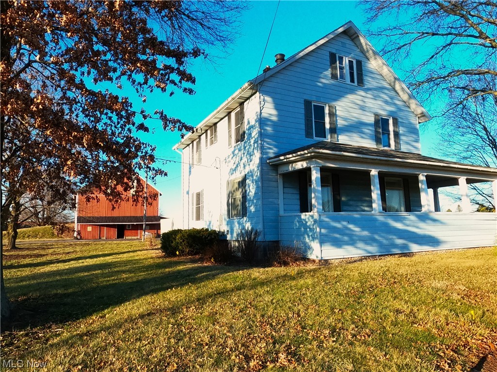 3 story home on 2 parcels for 1.7 acres complete with grape arbor, fruit trees and grand post and beam Bank Barn - with stalls, loft, lean-to & drive-thru garage. With over 2,300 square feet this home could have 5 Bedrooms (with attic and the 1st floor addition). The current owner has added a big, new 2nd floor bathroom and extended the master bedroom walk-in closet. The hardwood floors have been re-finished and the fresh paint colors and combinations brighten the entire home. it has a Formal Dining Room, large living room with woodstove for those cosy nights, Updated Kitchen with Dishwasher, Refrigerator, Oven/Stove, Microwave and it has ample cabinets and countertops. The first floor laundry is right off the kitchen. There are newer windows and doors. Full bath on first floor is adjacent to kitchen and the expansive 30' x 16' addition - which is handicap accessible at ground level. Enjoy the views of Sunrise and Sunset plus it overlooks the neighboring, well-maintained pond. Together this home and barn coupled with its prime location would be a terrific place for a Bed & Breakfast, Airbnb and/or a Wedding or Event center. It could also house your business with operations steps away from home....you dream it and this property could make it a reality.