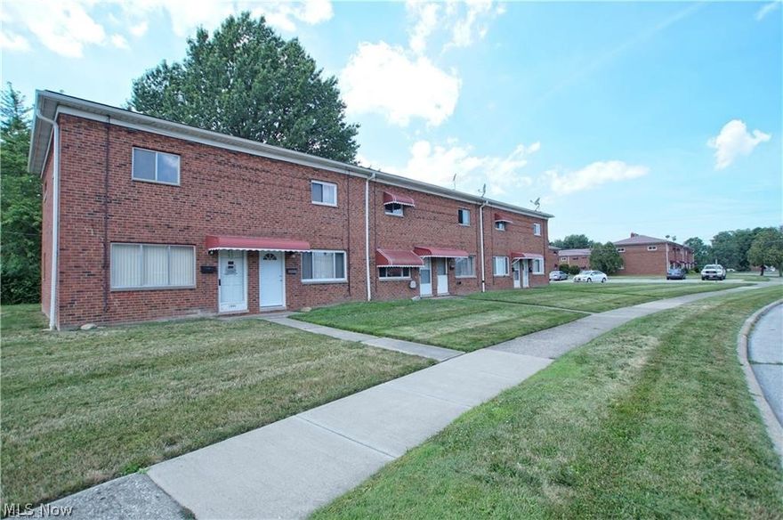 You'll love this beautifully renovated condo in Wickliffe Gardens. Quiet area very close to freeways and public transportation.Short commute to downtown CLE. Freshly painted throughout, new carpet and 6 panel doors. Updated kitchen with laminate flooring and lovely cherry cabinets. Brand NEW bathroom with tiled tub surround and ceramic tile floor. Central air conditioning, 2 parking spots are yours and you can relax on the patio w/overhang,fenced yard. Previous updates to include Windows 2014, NEW Window blinds 2019, NEW Hot water heater-1/2/2020, Front door w/storm door 2017. NEW garbage disposal. HVAC System recently cleaned and serviced. Nothing to do, but place your furnishings. appliances negotiable.non smoker w/no pets. Call for your private showing today!!!