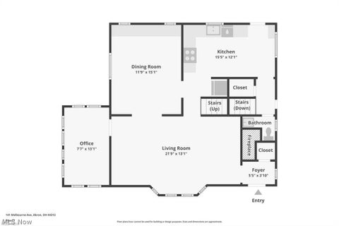 Tiny photo for 141 Melbourne Avenue, Akron, OH 44313 (MLS # 5238261)