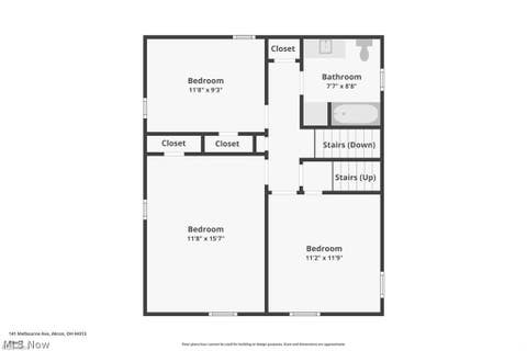 Tiny photo for 141 Melbourne Avenue, Akron, OH 44313 (MLS # 5238261)