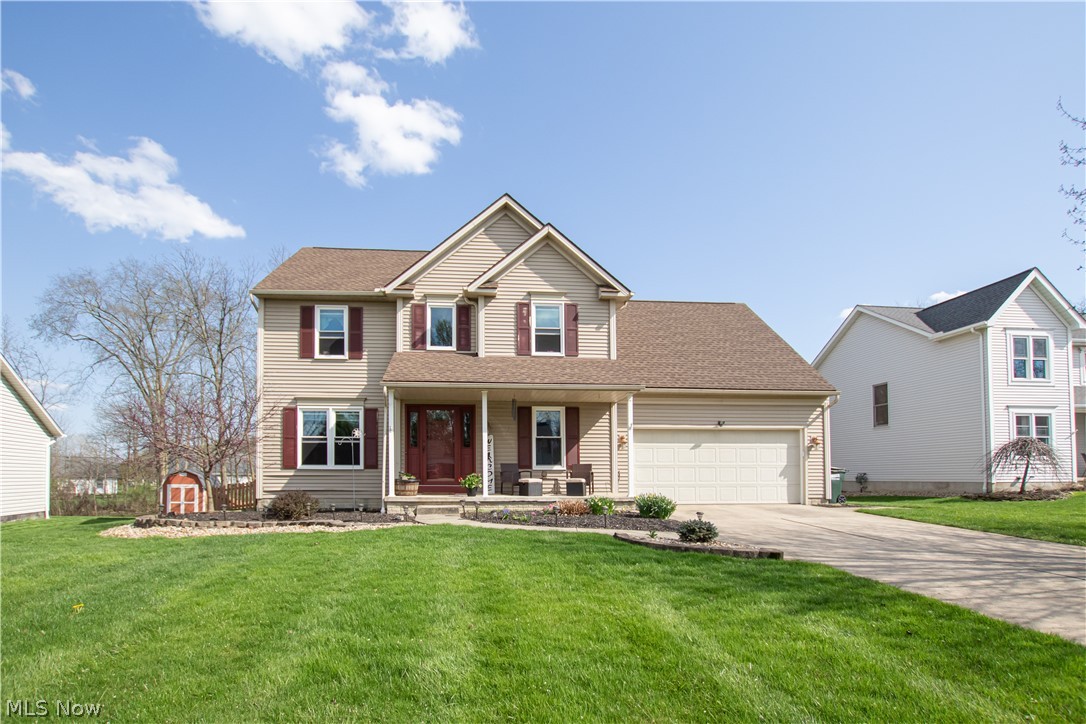 Rare find. Don't miss out on this well-maintained 4 bedroom 2.5 bath colonial. The main level offers an eat-in kitchen with granite countertops and stainless steel appliances. In addition to the main level, there's a formal living room, dining room, family room with fireplace, and a laundry room. The upper level shows a deluxe master suite with a walk-in closet and master bath. The lower level creates more living space with a recreation room, office, and lots of storage. Private fenced backyard with a shed and deck. Attached two-car garage. This is located on a cul-de-sac street. Set up your showing today!