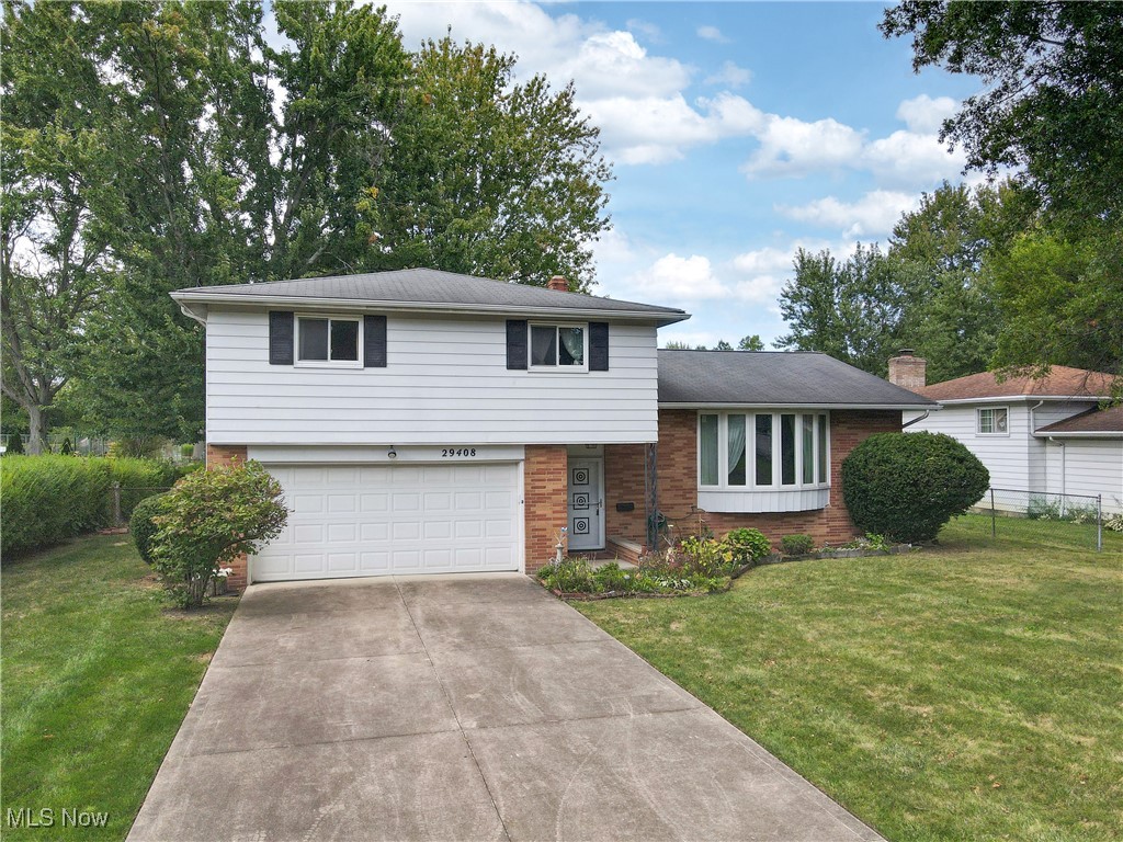 A rare opportunity, in the highly desirable Bretton Ridge community*You will enjoy the location of this 4BR, 2-1/2 BA Split-Level home*The home affords inviting qualities and is a gem in the making*It has a spacious and comfortable flow from the front entry to the Family Room w/WBFP and slider to the covered rear patio and fully fenced yard*The kitchen affords eat-in styling with an area for a table and chairs and there is a pantry in the hallway with a half-bath*The formal Dining Room has a tasteful chandelier and vaulted ceiling flowing into the Living Room with a bowed window and vaulted ceiling*From the living room one accesses the front foyer or the stairs to the Master Suite and three good-sized bedrooms on the 2nd level*The Master Suite has his & her closets and the full bath has a stall shower*In the hallway is the attic fan*There is a large closet in the hallway with access to the attic*Roof & Windows are approximately 10-12 yrs old*The Windows are Window Nature & check w/them for any warranty*There appears to be hardwood under the carpeting, also*This home affords comfort, space, and versatility for everyday living and entertaining*The basement is unfinished, has a sump pump, electric is on breakers and there is hot water/radiant heat system*Enjoy the peace of mind the fenced yard affords for pets and children*Located close to schools, parks/the HOA park is behind the house with playground/pool/tennis amenities*Easy access to major commuter routes*This home combines suburban comfort with urban accessibility*You won't want to miss your chance to own this gem in the rough*Schedule your private tour with your agent of choice*Easy showing*Seller is providing a one year/twelve month Home Warranty*Bretton Ridge dues are mandatory at $245 annually for Recreation/Pool/Playground/Tennis-PickleBall*check board@brettonridge for furthers.