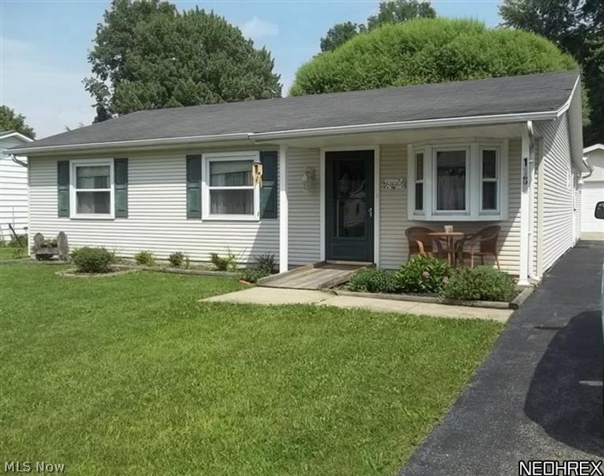 Beautiful, charming & cozy is what you'll call your new home when you walk into 1180 Elberon Ave! Open & spacious ranch home offers easy 1 floor living at its finest! 3 large bedrooms, 1.5 baths, 1st floor laundry, eat in kitchen and many updates including central air! Nice patio for entertaining, shed for storage & 1.5 detached garage. Priced to sell! Call for your private showing today!