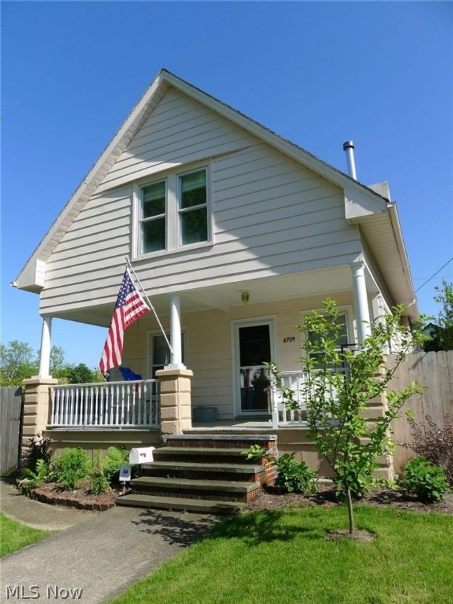 Cozy home at the best location in Detroit Shoreway. Gordon Square convenience with plenty of privacy and parking. Three bedroom 1 and 1/2 bath all up to date. Not a flip. Plenty of light, high efficiency furnace and central air, and a wood burning stove for ambiance and extra warmth. Spacious, fenced in backyard with a chicken coop, garden, and huge oversized garage that is plumbed for a sink and has ample electric for a workshop. 

Spend time with neighbors on the front porch, or host private gatherings in the backyard. Steps from West 65th and Detroit, and great access to public transportation, highways, Edgewater Park, Lakewood, and Ohio City.