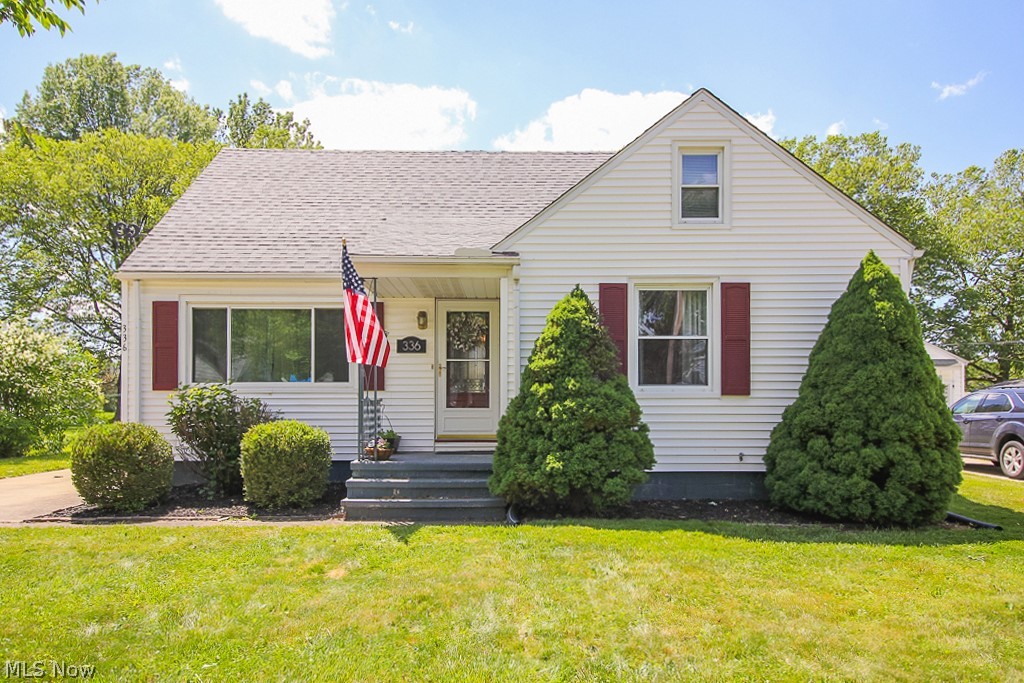 Welcome home! This 1333 square foot Bungalow has hardwood floors throughout the main level and upstairs, an updated kitchen that flows into the dining room area, and a large picture window in the living room for tons of natural light. It also has a full basement! Enjoy time outside on the patio or around the fire pit! Does it get better? Yes! It has a brand new roof that was just put on this year AND all kitchen appliances stay! Seller is also providing a one year home warranty! Don't miss out on making this home yours. Schedule your showing today!