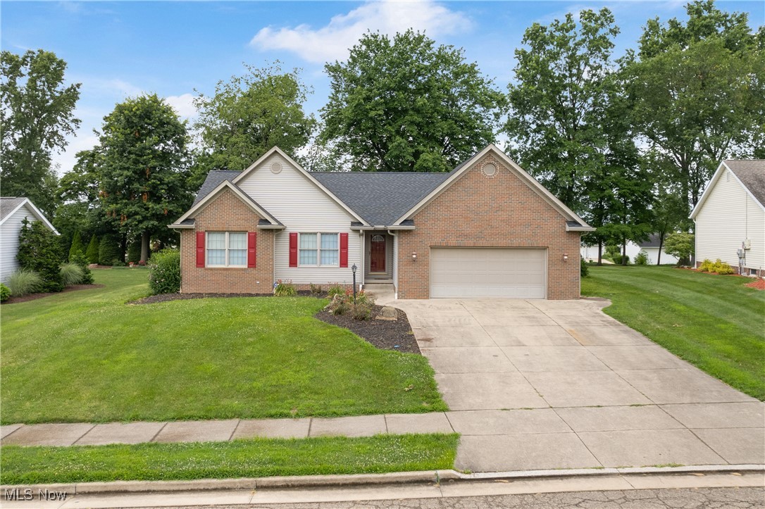 Very well maintained 3-bedroom, 2-bath ranch located in Massillon. This move-in ready home features fresh interior paint, brand-new carpet, and a new roof. The functional layout includes a spacious master bedroom with a private full bath, first-floor laundry, and an attached 2-car garage. Clean and inviting throughout, this home offers comfortable living with modern updates in a well-kept community. A true turnkey opportunity—schedule your private showing today!