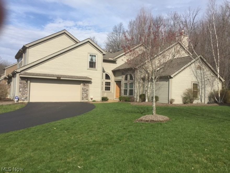 Excellent condition.  This stunning 3 bedroom 2.5 bath condo paired villa features vaulted great room with floor to ceiling window wall, 1st floor master with full bath.  The kitchen with granite and stainless appliances.  First floor laundry, office, fabulous loft, 2 car attached garage, 21x12 private rear patio.  "Must see".