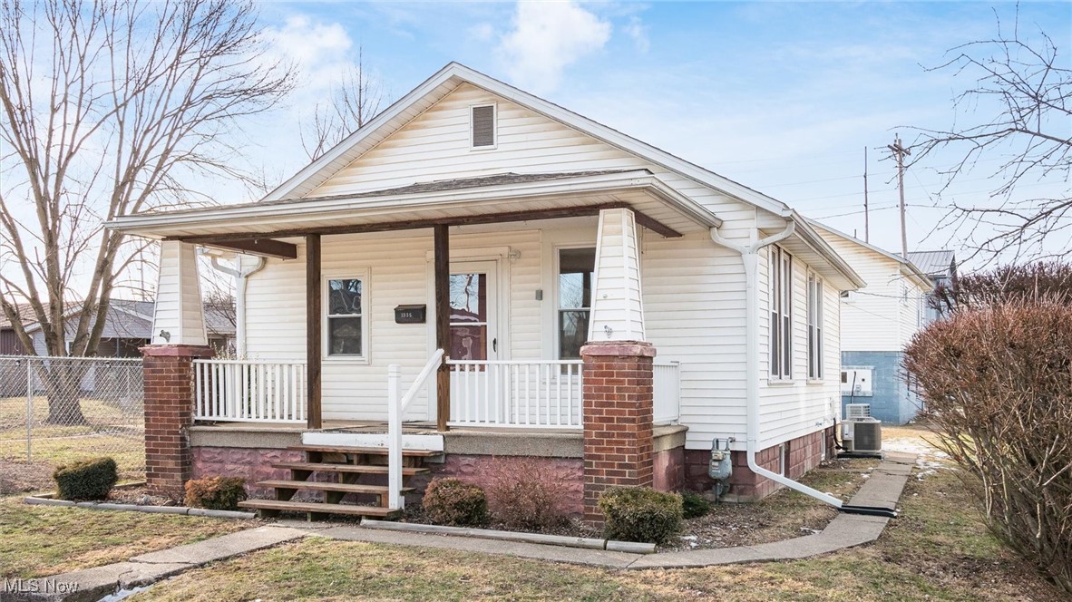 This charming 2 bedroom / 1 bathroom home was recently updated. The house has a large covered front porch. There is a new kitchen with all appliances included and a beautiful new bathroom that has room for a stackable washer/dryer. The interior has been freshly painted and includes all new light fixtures. The 2 bedrooms have new carpet,the rest of the home has laminate flooring. There is a new HVAC system that will help with the heating and cooling costs. The home offers a full basement for additional storage. The home has a great back yard. A must see!!!