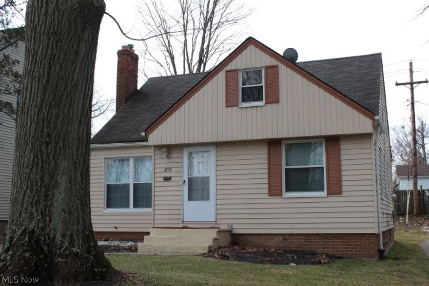 3 bedroom, 1.5 bath home nested in a quiet neighborhood.  This updated home features a remodeled kitchen with new cabinets, granite counter tops, luxury vinyl flooring and refrigerator.  The large bedroom on the second floor has a half bath, built in desk and storage galore!! The knotty pine wood makes you feel as if you are on the weekend get-a-way in Tennessee.  The full basement has a partially finished side with a bar for entertaining and an unfinished side that maybe used as a extra play room.