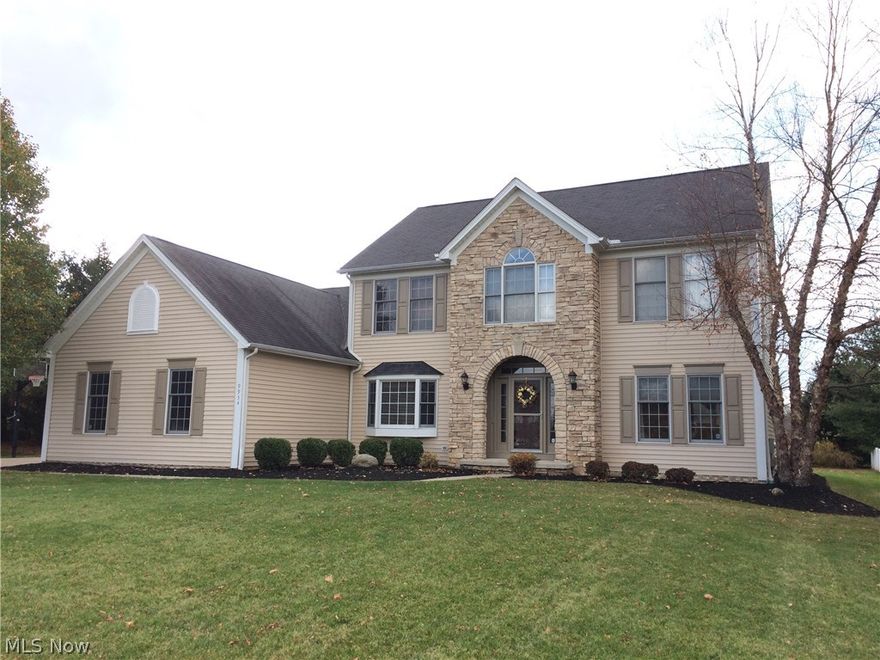 Come take a look at 9954 Lookout Drive in Valleybrook estates.  This 4 bedroom and two and one half bath is located on a cul-de-sac. This home offers a large open kitchen with Mahogany stained cabinets, oak flooring, above cabinet lighting, stainless steel appliances. A large island breakfast bar and eating area that open through French doors to a brick patio with a spacious private lot. The kitchen is open to a family room with a Mahogany/brick gas-fireplace. Main floor and master bedroom ceilings are bordered with wood crown molding. Formal dining and master bedroom are adorned with tray ceilings. Formal dining, living room and office are newly carpeted. Newer carpet has been installed in other rooms throughout and all rooms have been recently painted.  Master bedroom is large with glamour bath and walk-in closet. Basement was recently finished with two large rooms perfect for a media room or family recreation area. All this and in a great community like Brecksville, why would look a