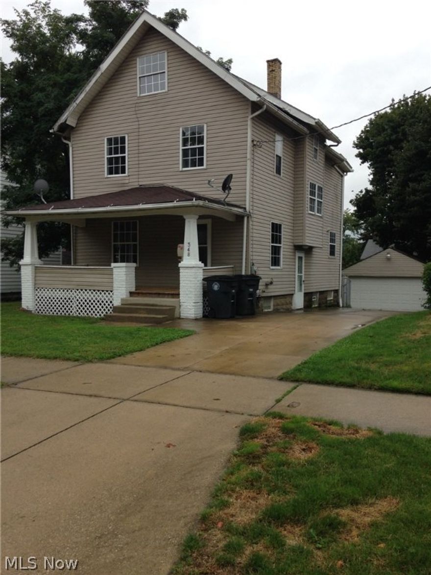Welcome home to this charming 1917 Colonial in Goodyear Heights. Beautifully renovated & move-in ready w/new carpet & paint throughout.  Spacious living room w/lots of natural sunlight. The handsome original woodwork ornately adorns the entrance to the formal dining room which has built-in storage under the window seat. Four nice sized BR's & 2 full baths are ready to accommodate your family. The large master BR has a 6 x 9 walk-in closet! The full basement provides for lots of storage & has great potential as a finished rec room . This home sports a large covered front porch, 2-car garage w/remote control & a fully fenced backyard just perfect for gardening & entertaining. Conveniently located near shops, restaurants & major Interstate routes. This home is a "must see" soon because it won't be around for long...Come see it today & make Pioneer Street your new home!