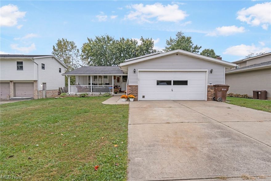 Welcome home to 2935 Farmington Cir! This home is located in the Perry Local School District. Conveniently located near all your everyday amenities including easy access to route 30. Kitchen offers new flooring and a large amount of storage space. Following into the family room and dining area with enough space for everyone with an additional family room and full bath on the lower level. Enjoy your spring, summer and fall evenings on the screened-in back porch with plenty more entertaining space with the additional outside patio. Don't forget about the inviting front porch and swing for relaxing. Do not miss your opportunity to make this home your own!