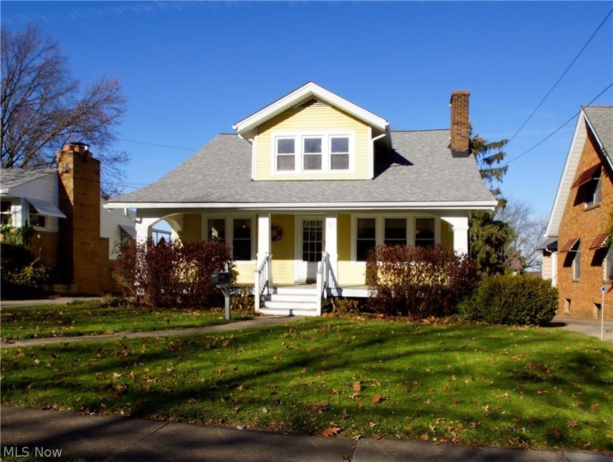 Quaint 4 bedroom Cape Cod with in walking to distance to the historic Medina city town square. The home has a lovely remodeled kitchen with newer cabinets, appliance and fixtures. The over 1700 square feet of living space in this home offers you a very roomy kitchen, living room and dining room. A great feature of this home is the 2 first floor bedrooms. One large bedroom can be used as a main level owners suite and another large bedroom on the second floor that could be used as an owners suite as well. 3 full baths in this home includes a full bath in the basement. Previous owners replaced the roof in 2015. Home has been well cared for and is in move in condition.