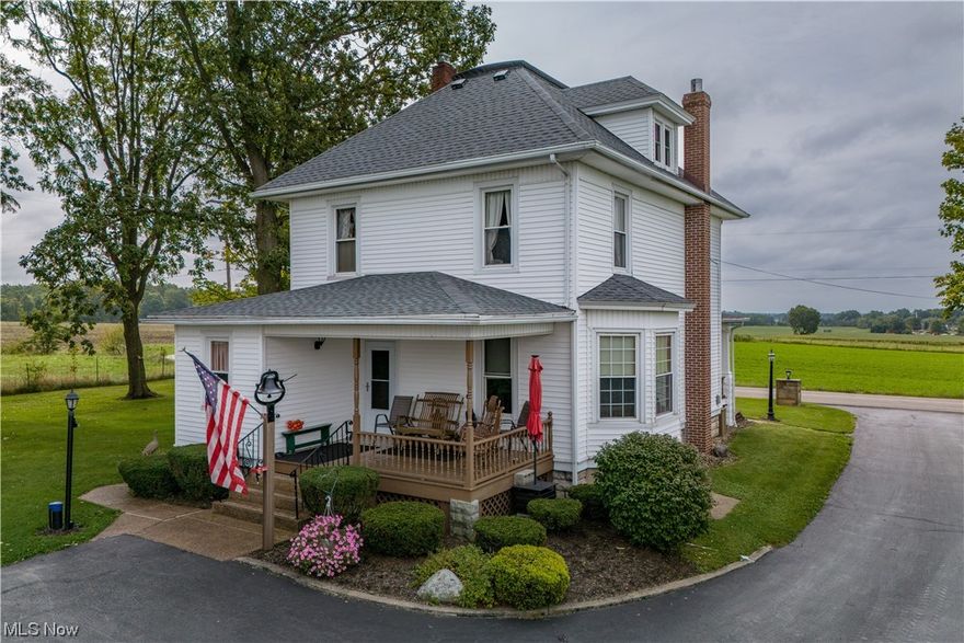 COUNTRY LIVING AT ITS BEST, WITH GORGIOUS COUNTY VIEWS. 2 STORY HOME FEATURES 3 BEDS, FLOORED WALK UP ATTIC WHICH IS VERY USER FREINDLY AND FOR MANY USES, SPACIOUS 10X10 FULL BATH, CHEERY EAT IN KITCHEN INCLUDING BREAKFAST RM, SO PERFECT FOR MORNING COFFEE OR TEA. THE DINING RM IS VERY SPACIOUS FOR ALL THOSE GATHERINGS, THE  WOOD BURNER KEEPS THAT LIV RM WARM AND COZY, HOME HAS VYNAL SIDING, ROOF 1 YR OLD, UPDATED WINDOWS, 200 AMP SERVICE. FRONT AND BACK COVERED PORCHES, BLACK TOP DRIVE, 2 STORY GARAGE/WORKSHOP WITH AN EXTRA ENCLOSED WORK AREA IN BACK. METAL ON GARAGE IS 3 YRS, SLATE ON FRONT .  THE YARD IS SO PERFECT FOR GARDENS AND BARBECUES. THIS HOME AND PROPERTY IS SO NEAT AND CLEAN. WEST BRANCH SHOOLS. WOOD BURNER IN BASEMENT IS A PLUS AND SO IS ALL THE CUT WOOD OUTSIDE. WIND MILL WILL STAY WITH REASONABLE OFFER.
All ages, sizes, and square feet are estimated





All ages, sizes, and square feet are estimated