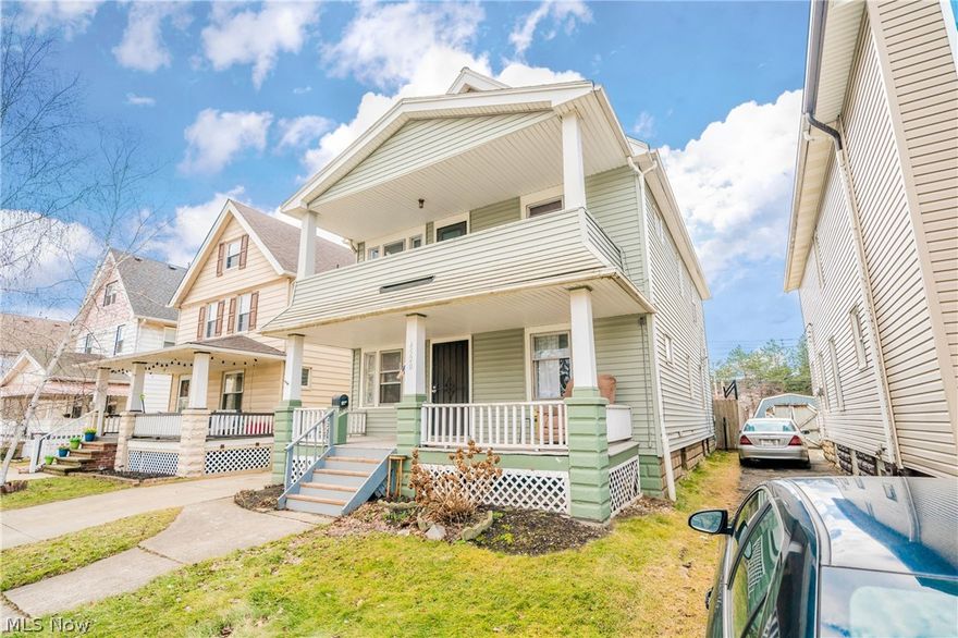 Meticulously maintained duplex! Great investment property to add to your portfolio! Each two bedroom, one bathroom unit boasts beautiful original hardwood flooring throughout. Original details are in excellent condition including woodwork and built ins with original decorative glass. Many updates have been made over the course of ownership including siding, electrical, bathrooms, and more, kitchens are updated as well.