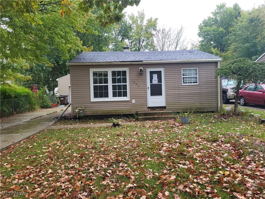 Quaint 2 Bdrm Vinyl Ranch with detached garage and fenced yard. Kitchen  and bath have some updates. Great llcation close to Parks and lakes access. This property may qualify for Seller Financing (Vendee). 3) If Property was built prior to 1978, Lead Based Paint Potentially Exists