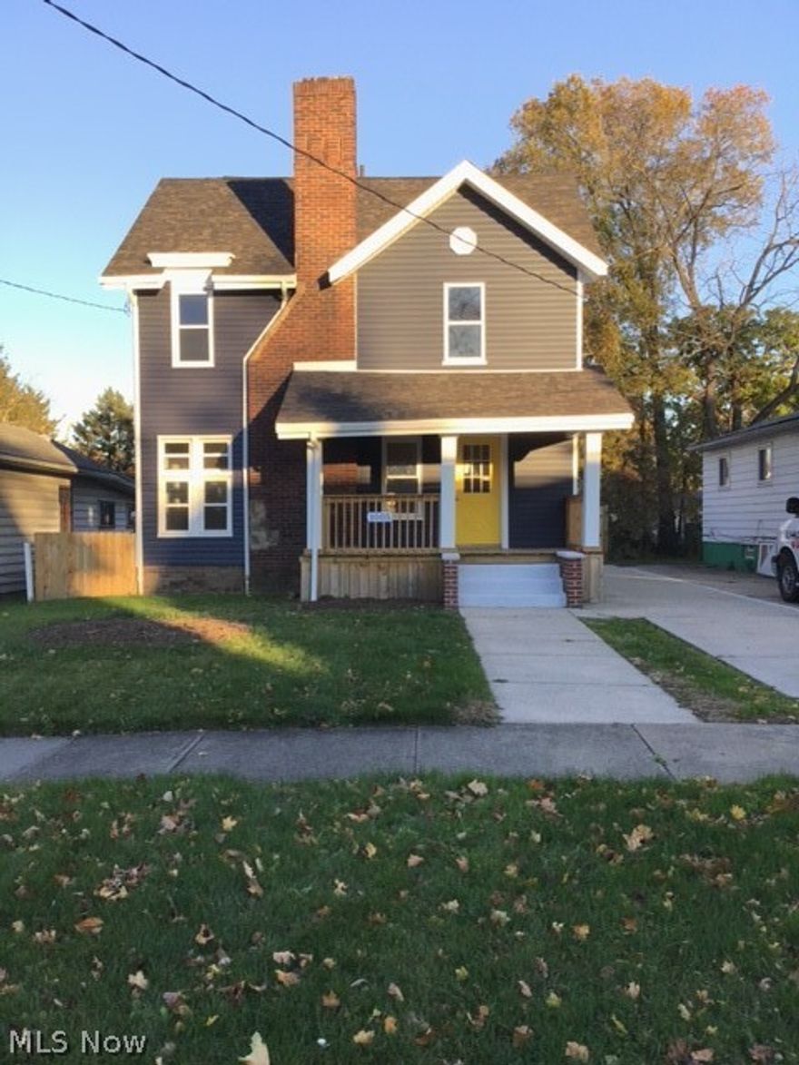 A must see!  Newly remodeled 3 bedroom home.  This house also includes a cozy fireplace along with a finished attic!  Huge backyard, great for entertaining,  Don't miss out on this beautiful home.