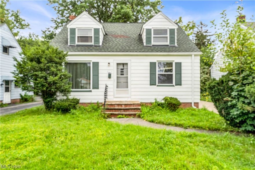 This single-family cape cod home is a solid way to build your rental portfolio! The property has 3 bedrooms and 1.5 bathrooms. 2 bedrooms are on the main level and there is a master/dormer bedroom upstairs. This property has a younger roof and central air. There is a one car detached garage and paved driveway for off-street parking. Easy access to highways this property is close to food, shopping and public transit. Great opportunity with this single-family home! This won't last long! See it for yourself!