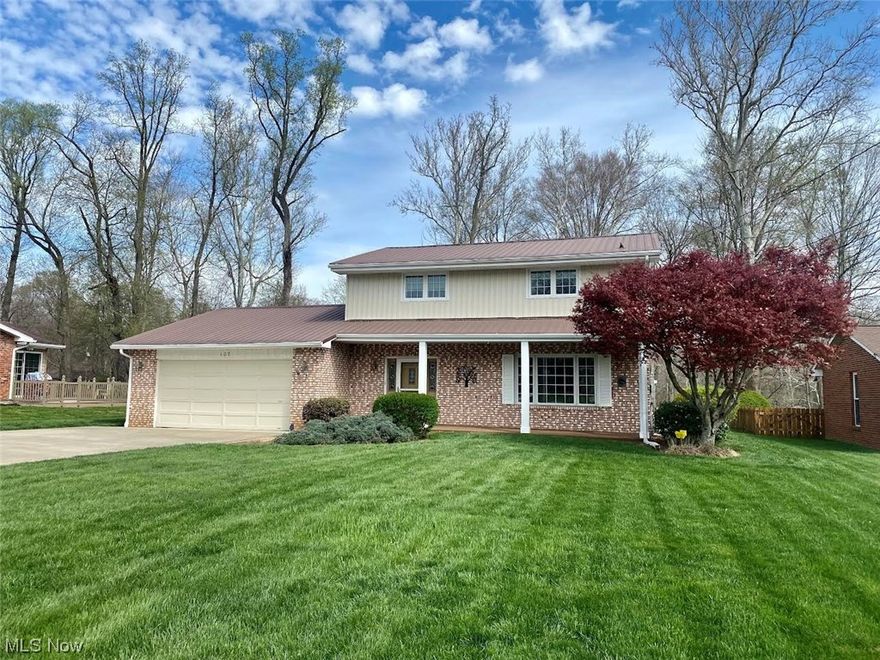 Well maintained two story home in a private location in Devola. This 3 bedroom, 2.5 bath home offers an inviting front porch, spacious living room, separate formal dining room, eat-in kitchen with large pantry & beautiful Amish built cabinets. The cozy family room has newer engineered flooring and a ventless gas fireplace. The rear of the house offers a relaxing oasis with a private patio, nearly new hot tub, lush landscaping, lots of perennials, invisible pet fence, storage shed and level yard with woods at the back of the lot. Other amenities include large walk in closets in two of the bedrooms and lots of storage throughout. The partially finished basement has a bonus room which could be used as a 4th Bedroom plus an extra family/rec room. Replacement windows, newer metal roof and three stall driveway for easy access to the two car attached garage complete the package. Small tax assessment for street lights. Don't hesitate, make your appointment today to view this lovely home! Selle