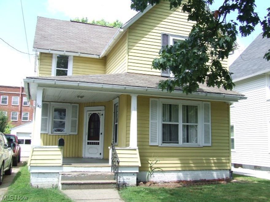 Grand old Colonial with 3 bedrooms, large kitchen, living room, formal dining room, 3 bedrooms, and sun room.  Basement, detached garage and large backyard.  New carpet, paint, some newer windows.  Two bedrooms share a walk-through closet, must walk through one bedroom to get to third bedroom.  Great HOME or make a good rental.  See it today!